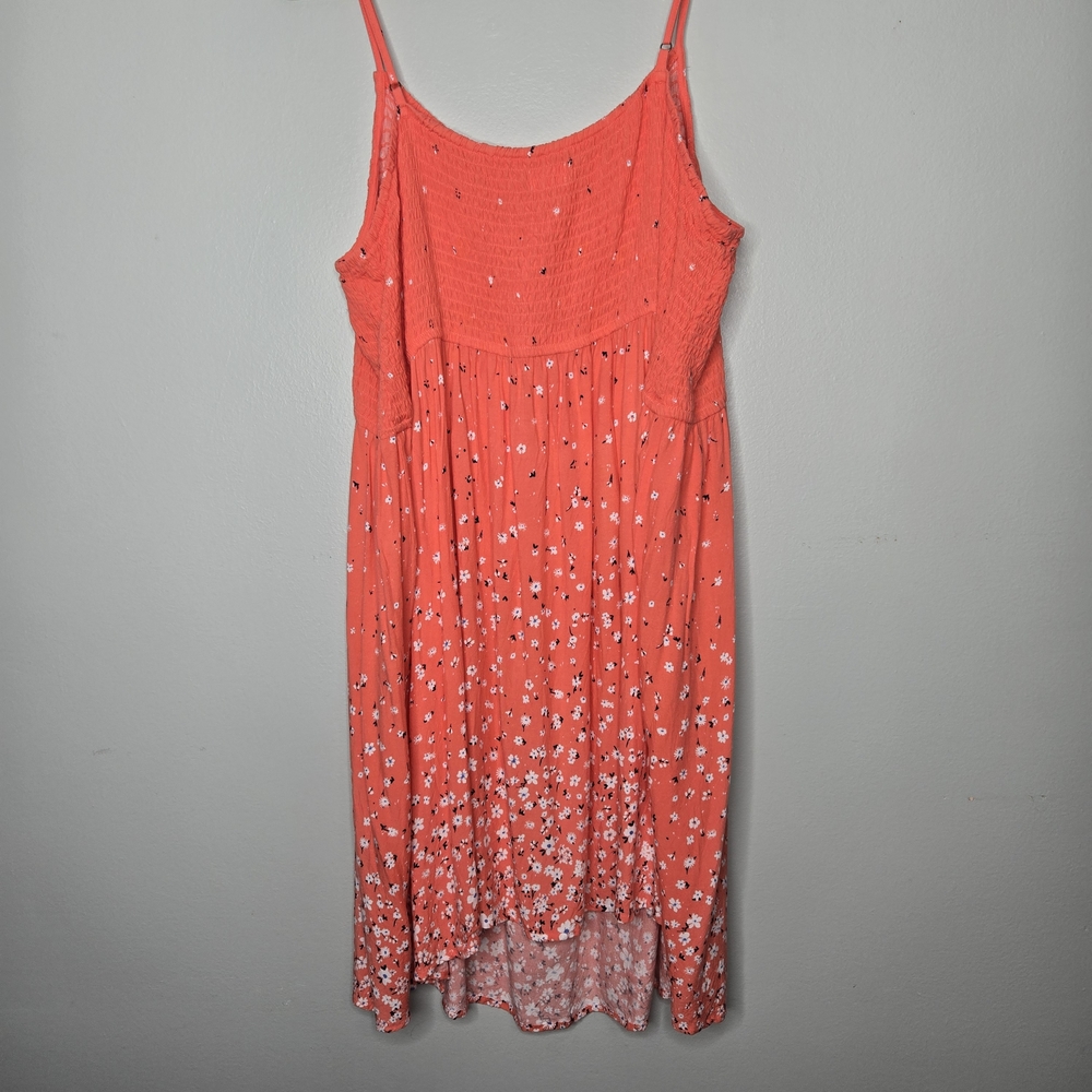 SO Coreal Pink Floral Tank Sun Dress 3X - Picture 2 of 5